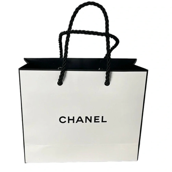 CHANEL Shopping Bag Perfume Size Paper Designer Authentic Mini - Picture 1 of 10
